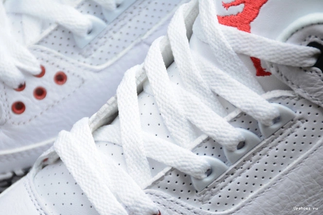 Free Cement Throw Jordan Line White Air 3 Retro 923096-101 0811